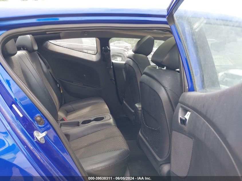 2013 Hyundai Veloster Base W/Black VIN: KMHTC6AD3DU167343 Lot: 39538311