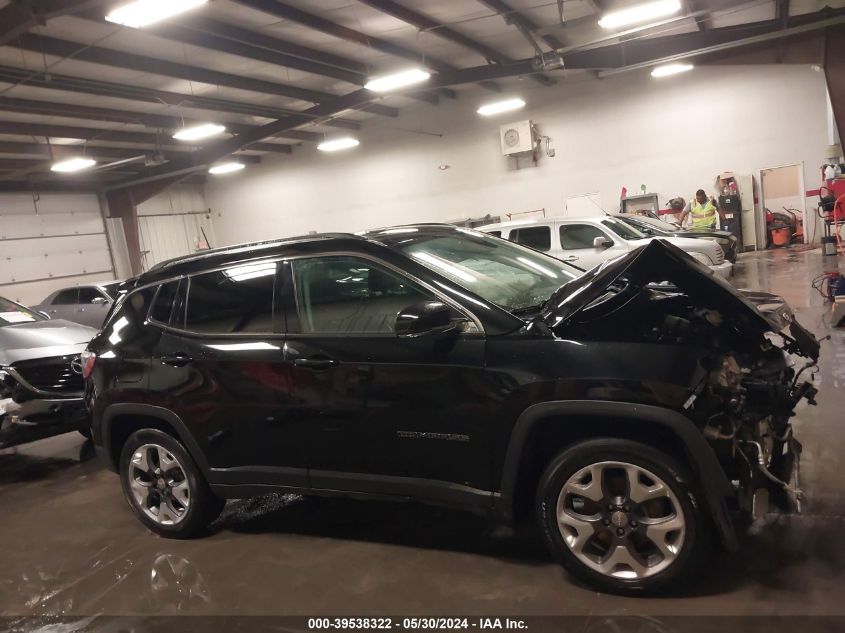 2018 Jeep Compass Limited Fwd VIN: 3C4NJCCB9JT351334 Lot: 39538322