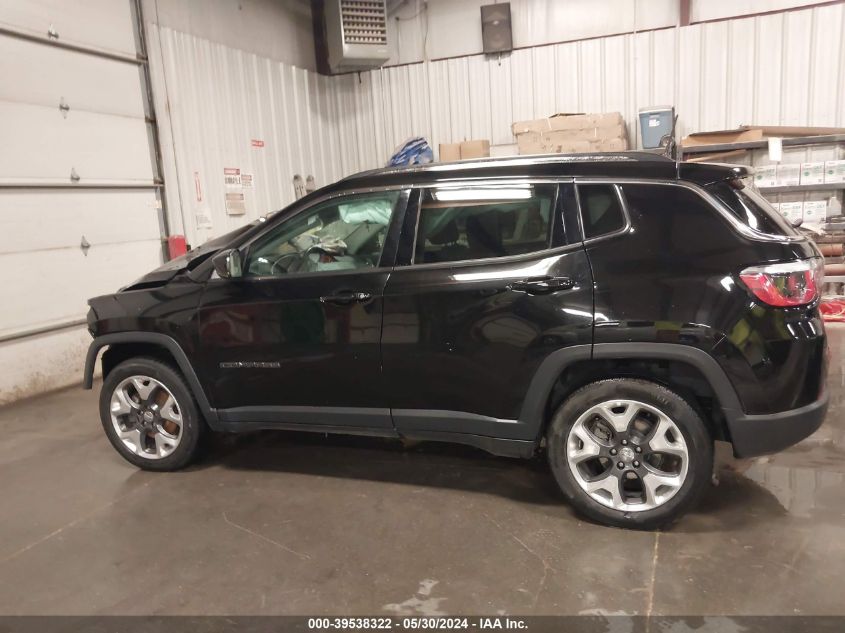 2018 Jeep Compass Limited Fwd VIN: 3C4NJCCB9JT351334 Lot: 39538322