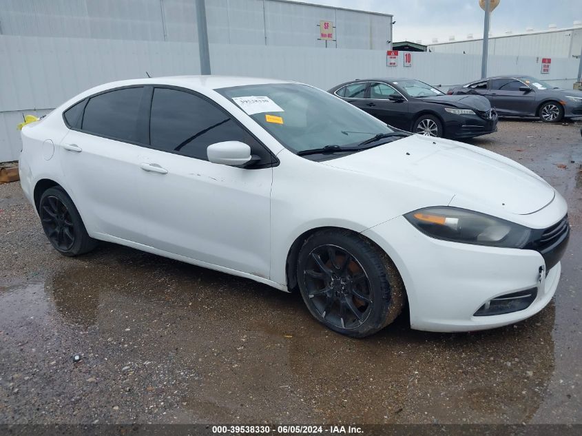 2013 Dodge Dart Rallye VIN: 1C3CDFBA3DD268375 Lot: 39538330