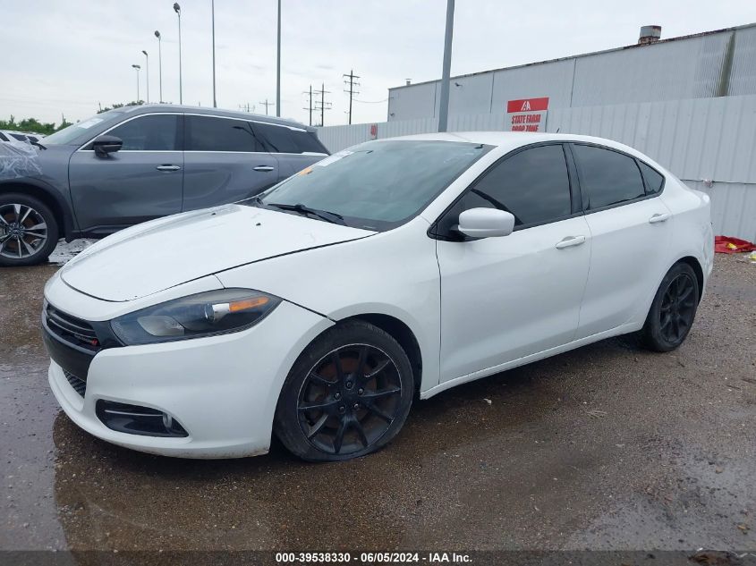 2013 Dodge Dart Rallye VIN: 1C3CDFBA3DD268375 Lot: 39538330