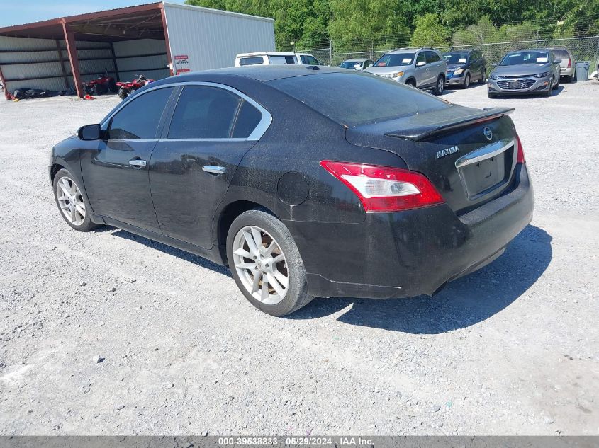 2010 Nissan Maxima 3.5 Sv VIN: 1N4AA5AP6AC801824 Lot: 39538333