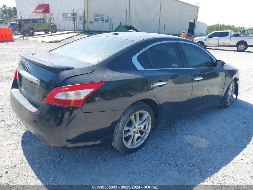 2010 Nissan Maxima 3.5 Sv VIN: 1N4AA5AP6AC801824 Lot: 39538333