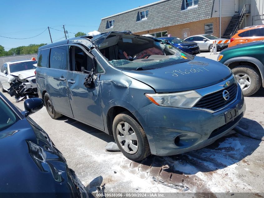 2011 Nissan Quest S/Sv/Sl/Le VIN: JN8AE2KP3B9004039 Lot: 39538356