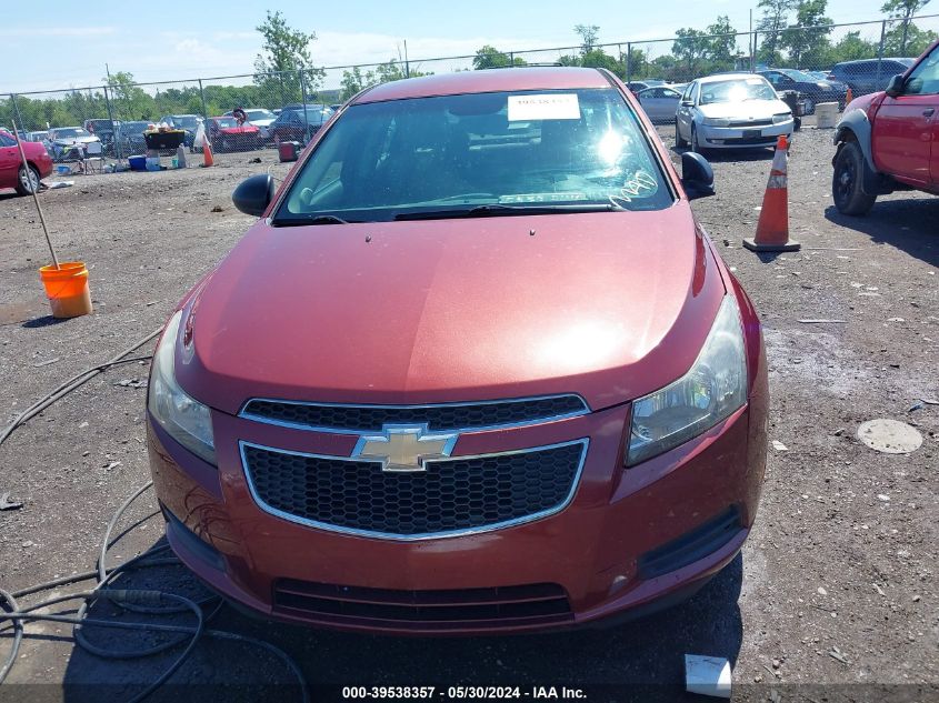 2012 Chevrolet Cruze Ls VIN: 1G1PC5SH1C7292977 Lot: 39538357