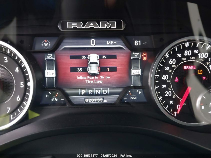 2022 Ram 1500 Lone Star 4X2 5'7 Box VIN: 1C6RREFGXNN452439 Lot: 39538377