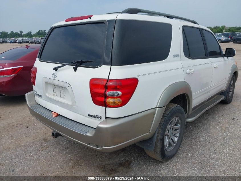 2004 Toyota Sequoia Sr5 V8 VIN: 5TDZT34A24S220875 Lot: 39538379