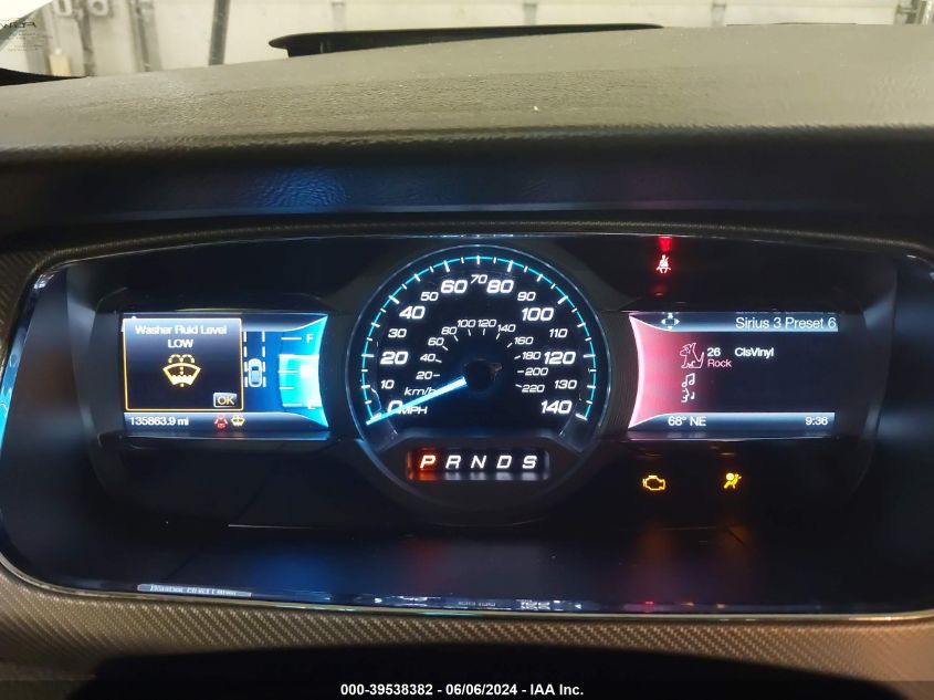 2015 Ford Taurus Sho VIN: 1FAHP2KTXFG111033 Lot: 39538382