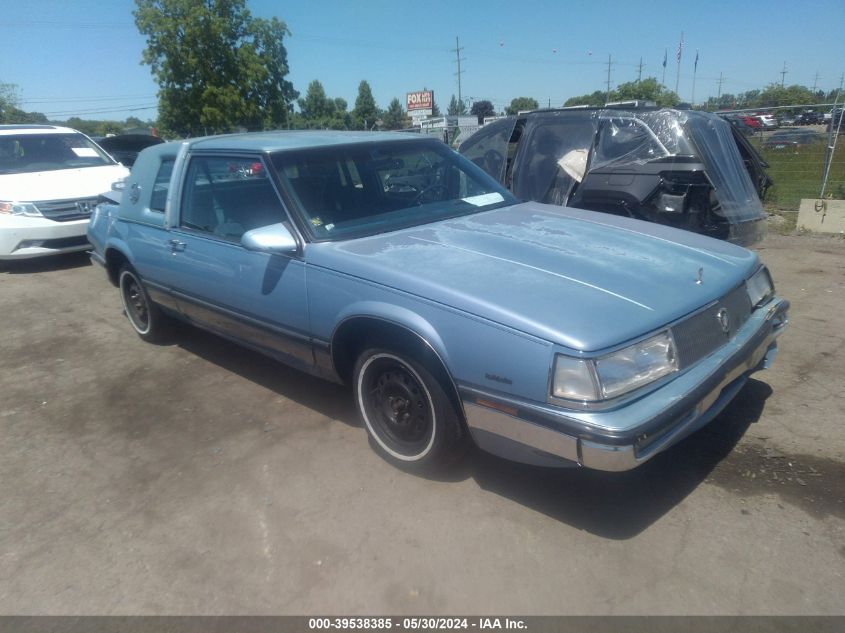 1987 Buick Electra Park Avenue VIN: 1G4CW1135H1478121 Lot: 39538385