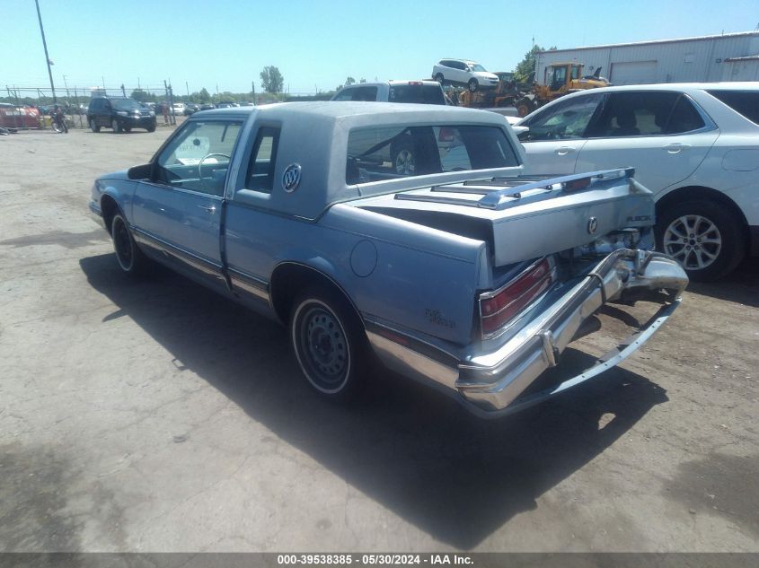 1987 Buick Electra Park Avenue VIN: 1G4CW1135H1478121 Lot: 39538385