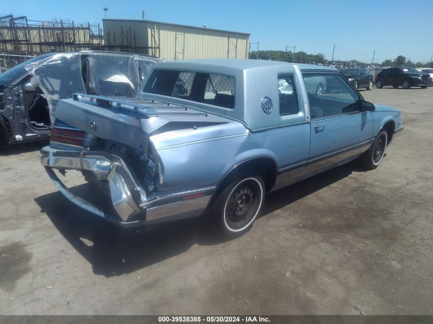 1987 Buick Electra Park Avenue VIN: 1G4CW1135H1478121 Lot: 39538385