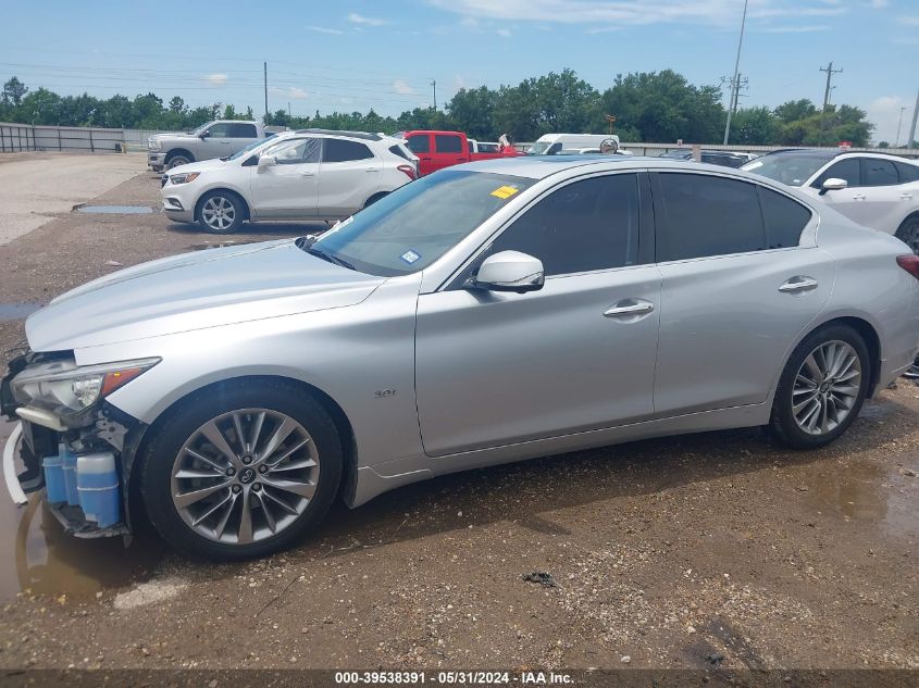 2018 Infiniti Q50 3.0T Luxe VIN: JN1EV7AP4JM354449 Lot: 39538391