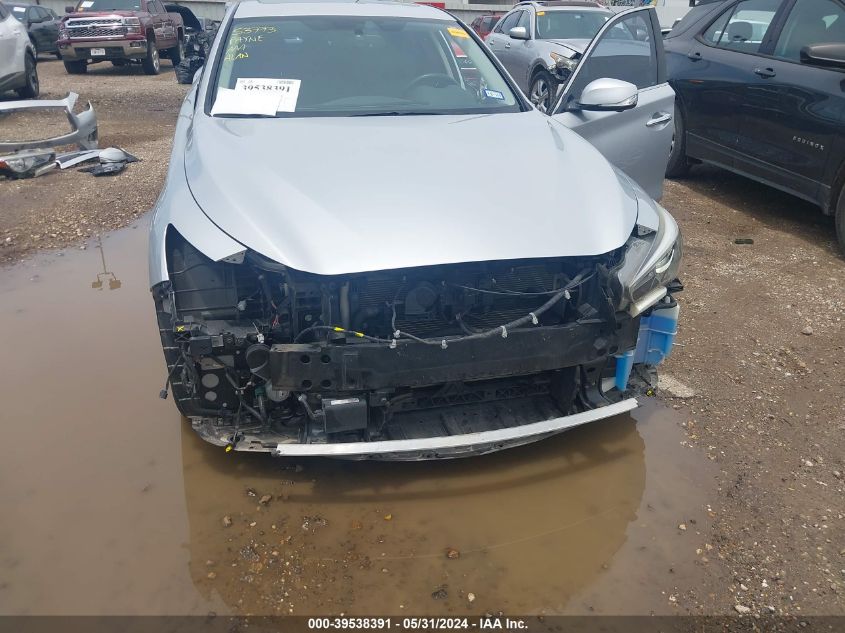 2018 Infiniti Q50 3.0T Luxe VIN: JN1EV7AP4JM354449 Lot: 39538391