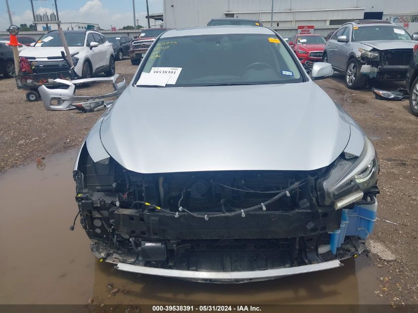 2018 Infiniti Q50 3.0T Luxe VIN: JN1EV7AP4JM354449 Lot: 39538391