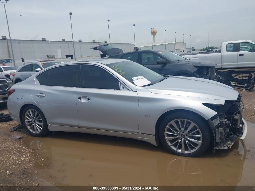 2018 Infiniti Q50 3.0T Luxe VIN: JN1EV7AP4JM354449 Lot: 39538391