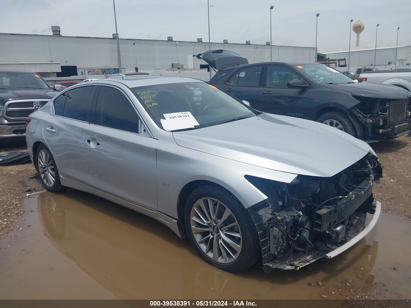 VIN JN1EV7AP4JM354449 2018 INFINITI Q50 3.0T LUXE