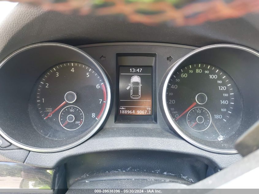 2011 Volkswagen Gti 4-Door/4-Door Autobahn VIN: WVWHV7AJ3BW000577 Lot: 39538396