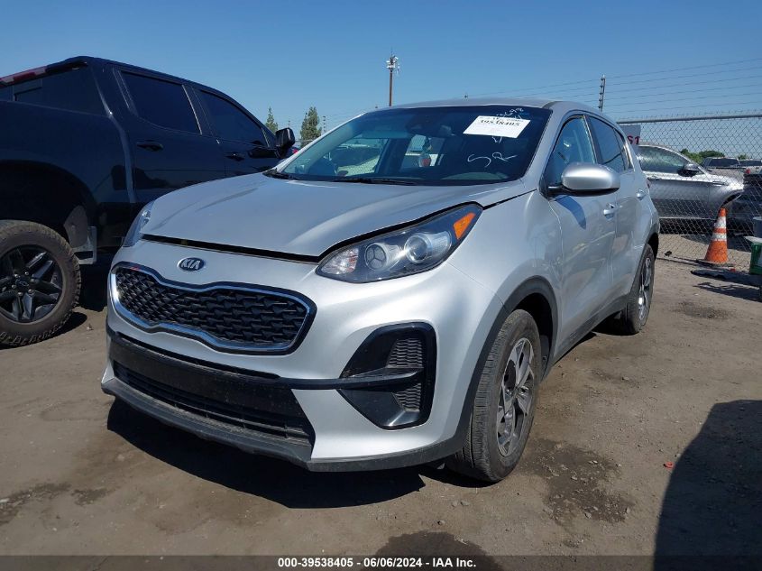 2021 Kia Sportage Lx VIN: KNDPM3AC3M7913698 Lot: 39538405