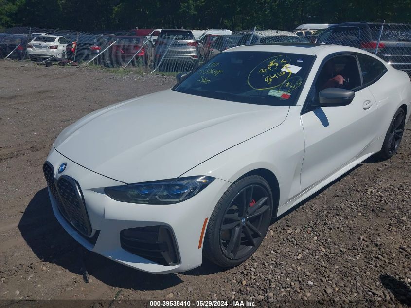 2021 BMW M440I xDrive VIN: WBA13AR00MCF59007 Lot: 39538410