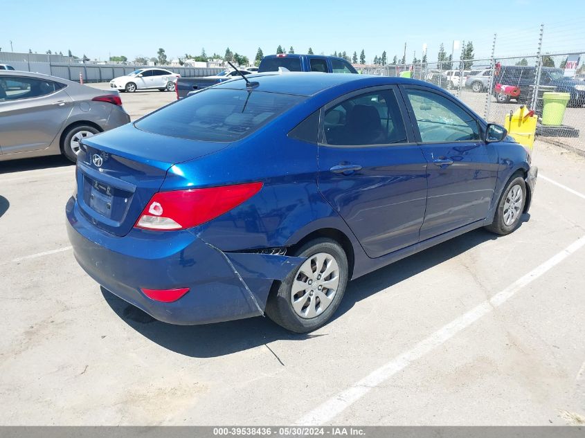 2016 Hyundai Accent Se VIN: KMHCT4AE4GU999064 Lot: 39538436