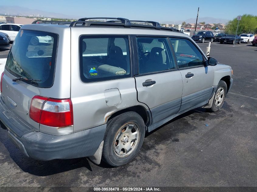 2001 Subaru Forester L VIN: JF1SF63531H759347 Lot: 39538478