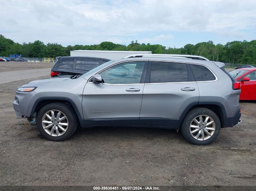 2016 Jeep Cherokee Limited VIN: 1C4PJMDB9GW339734 Lot: 39538481