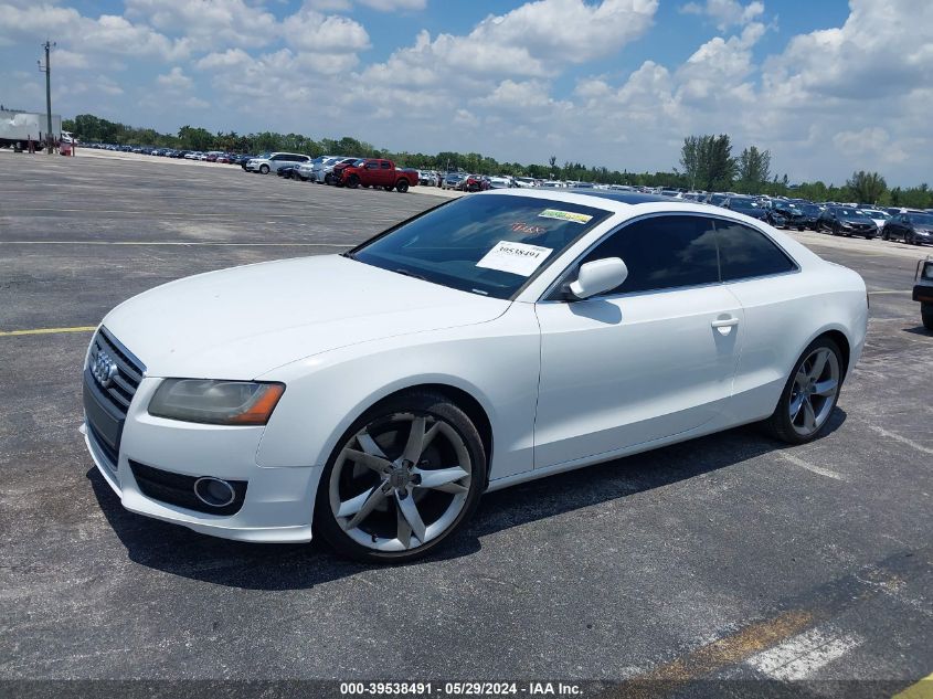 2011 Audi A5 2.0T Premium VIN: WAULFAFR6BA028922 Lot: 39538491