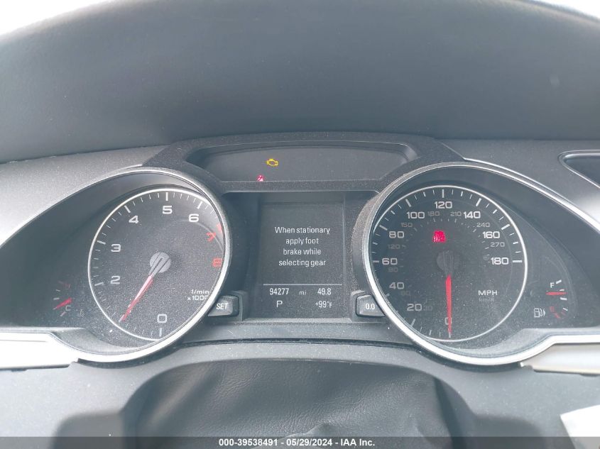 2011 Audi A5 2.0T Premium VIN: WAULFAFR6BA028922 Lot: 39538491