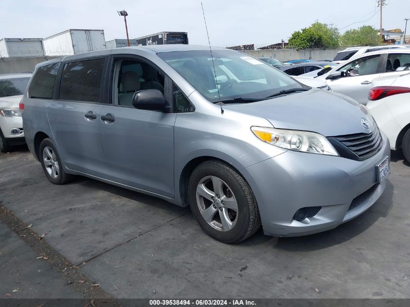 2014 Toyota Sienna L V6 7 Passenger VIN: 5TDZK3DC2ES459493 Lot: 39538494