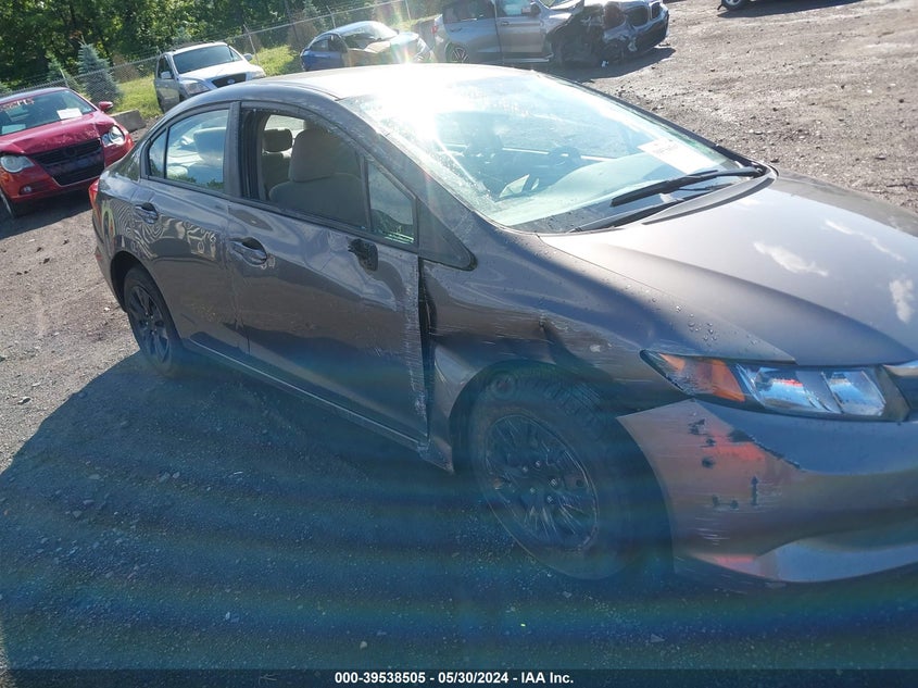 2012 Honda Civic Lx VIN: 19XFB2F56CE386101 Lot: 39538505