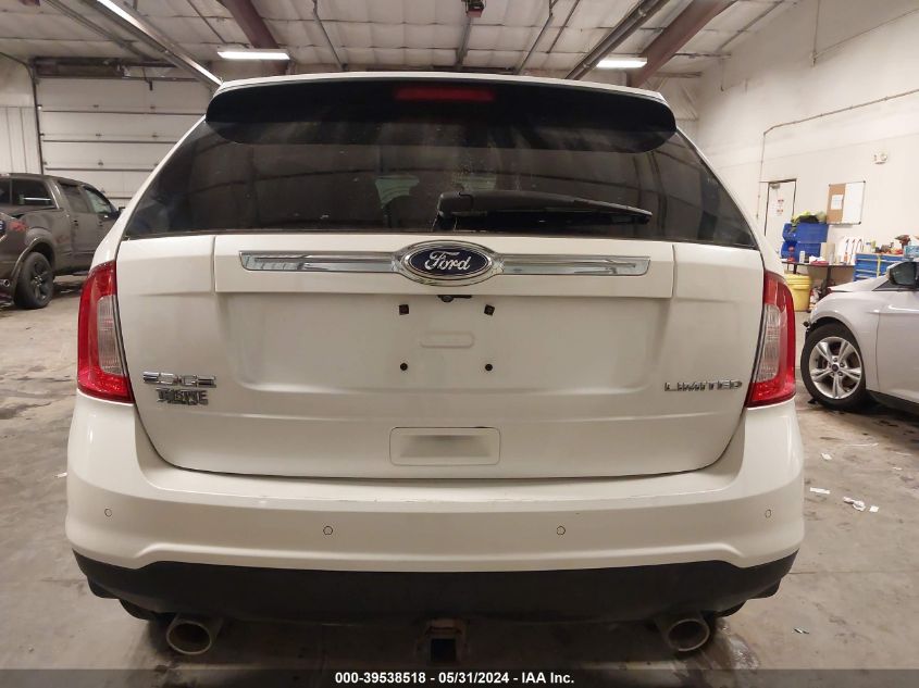 2013 Ford Edge Limited VIN: 2FMDK3KCXDBC73841 Lot: 39538518