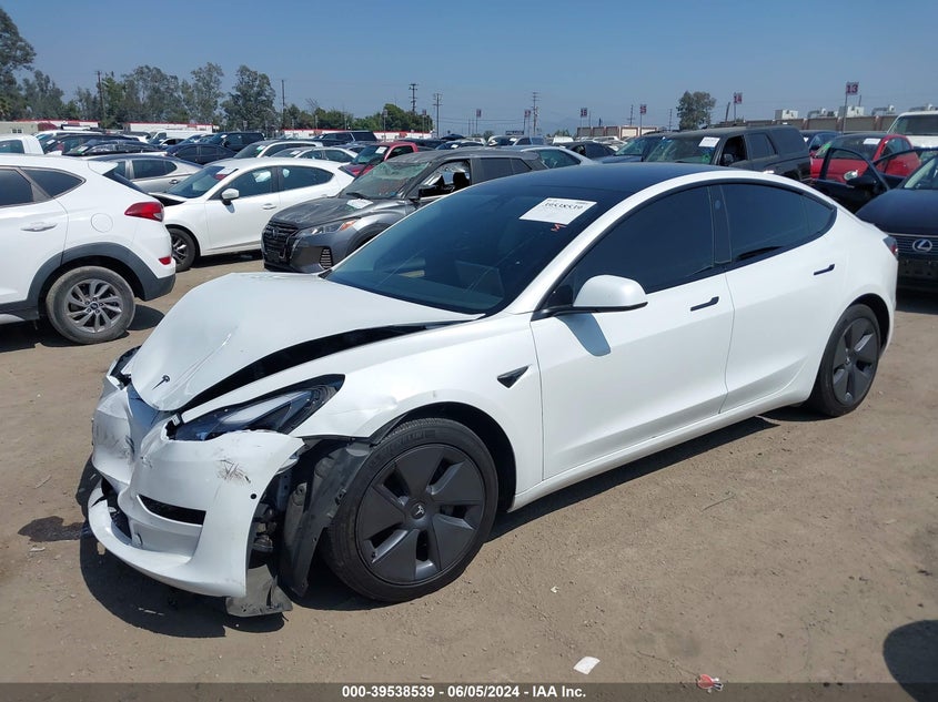 VIN 5YJ3E1EB7MF099180 2021 TESLA MODEL 3 LONG RANGE DUAL MOTOR ALL-WHEEL DRIVE