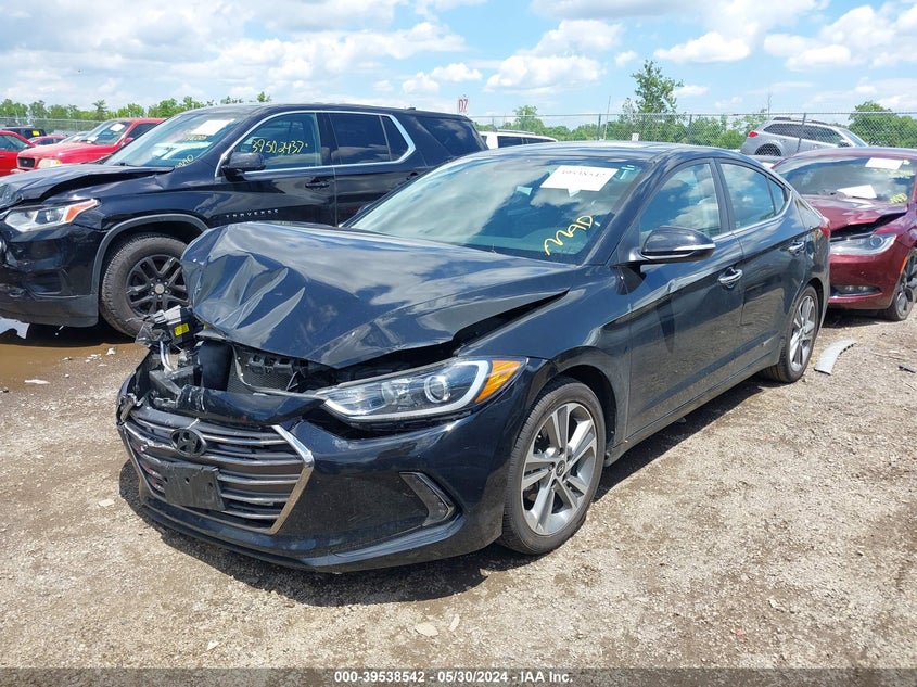 VIN KMHD84LF0HU269245 2017 HYUNDAI ELANTRA LIMITED