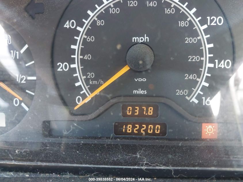 1997 Mercedes-Benz C 280 VIN: WDBHA28E9VF572263 Lot: 39538552