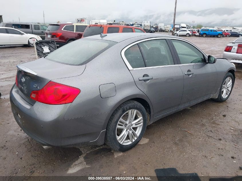 2013 Infiniti G37X VIN: JN1CV6AR9DM764140 Lot: 39538557