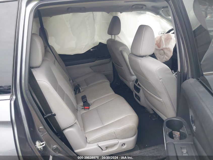 2016 Honda Pilot Ex-L VIN: 5FNYF6H78GB102745 Lot: 39538575