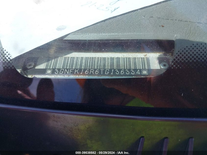 1996 Chevrolet Suburban K1500 VIN: 3GNFK16R6TG136334 Lot: 39538582