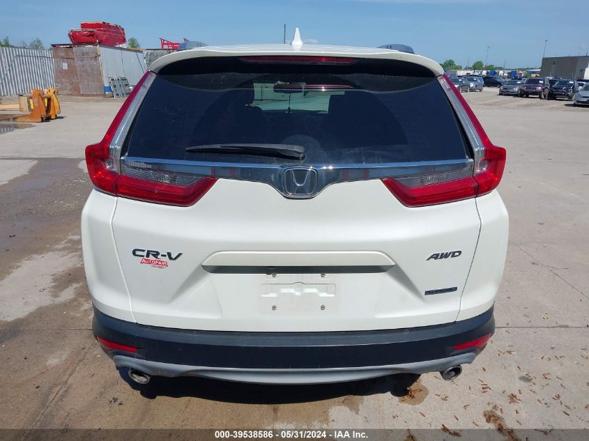 2018 Honda Cr-V Touring VIN: 2HKRW2H92JH662753 Lot: 39538586