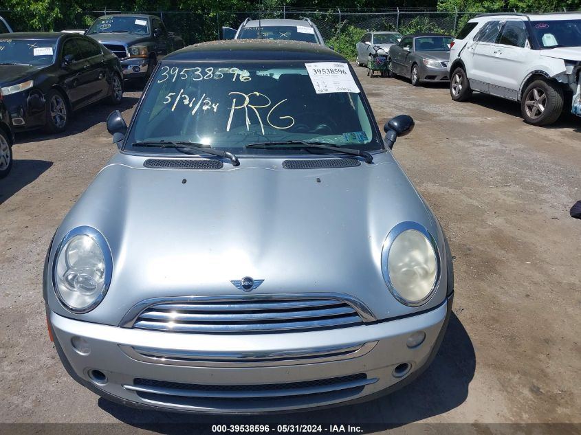 2005 Mini Cooper VIN: WMWRC334X5TJ68410 Lot: 39538596