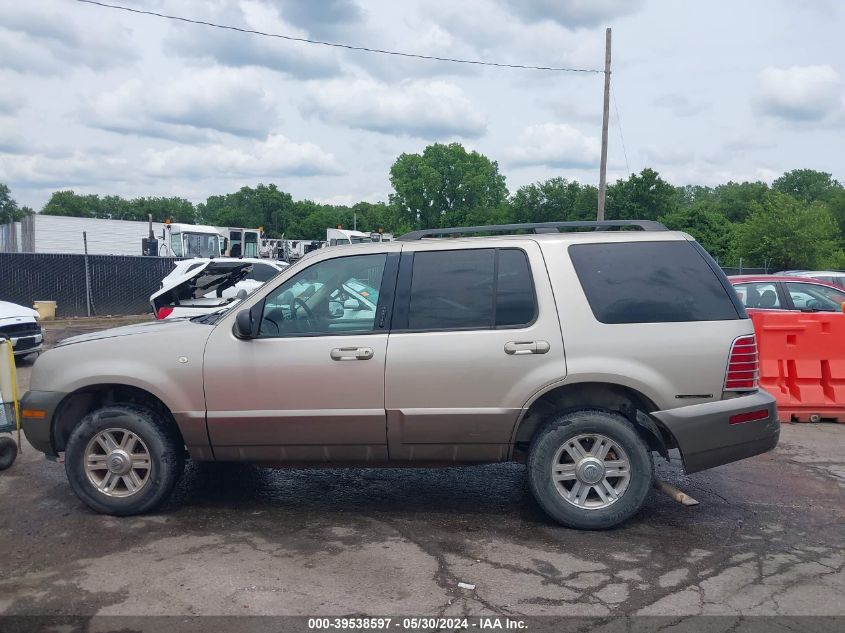 2004 Mercury Mountaineer VIN: 4M2ZU66K54UJ22742 Lot: 39538597