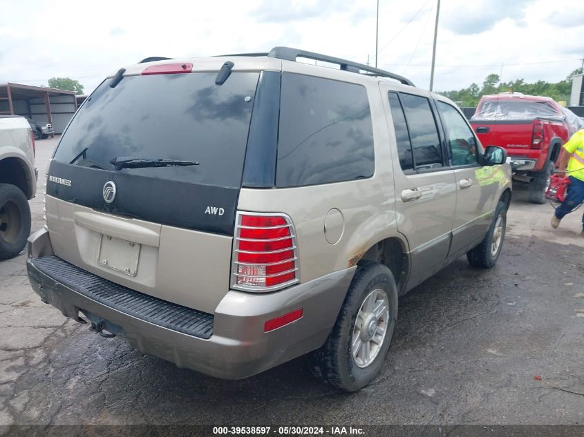 2004 Mercury Mountaineer VIN: 4M2ZU66K54UJ22742 Lot: 39538597