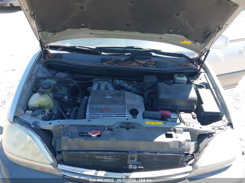 2002 Lexus Rx 300 VIN: JTJGF10U420141076 Lot: 39538605