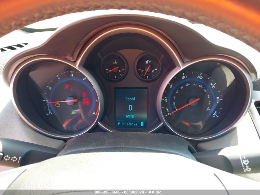 2012 Chevrolet Cruze 1Lt VIN: 1G1PF5SC1C7402888 Lot: 39538606