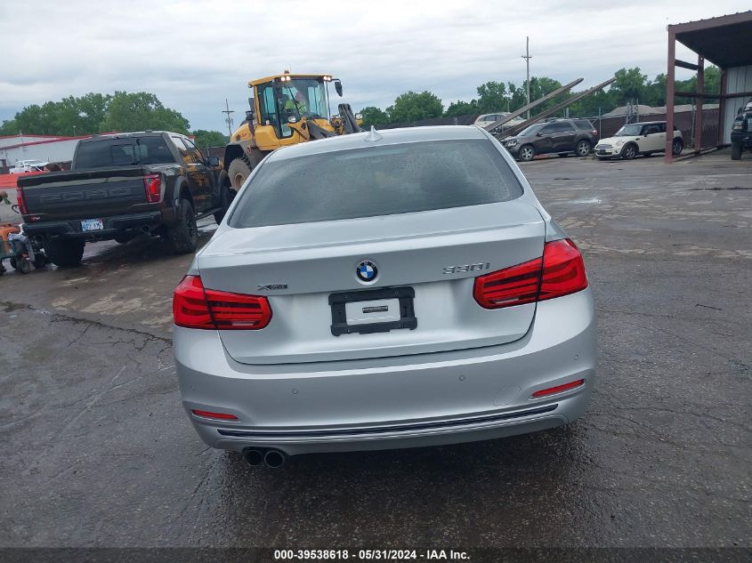 2017 BMW 330I xDrive VIN: WBA8D9G5XHNU60341 Lot: 39538618