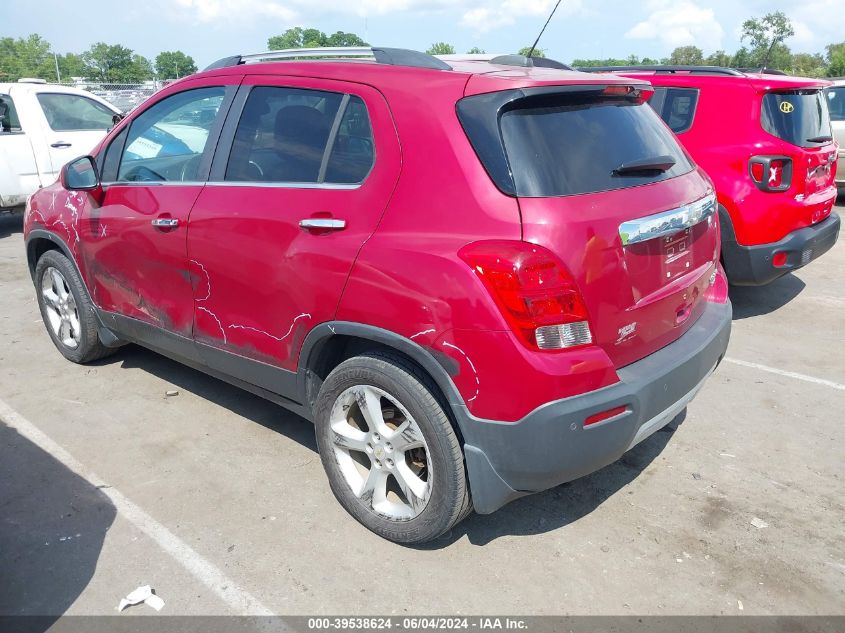 2015 Chevrolet Trax Ltz VIN: KL7CJTSB3FB263037 Lot: 39538624