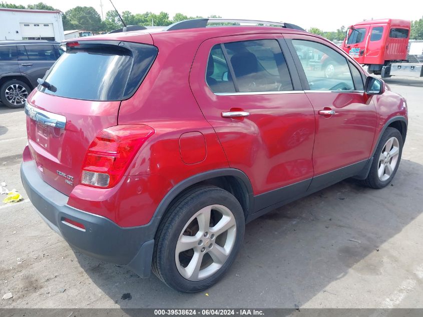 2015 Chevrolet Trax Ltz VIN: KL7CJTSB3FB263037 Lot: 39538624