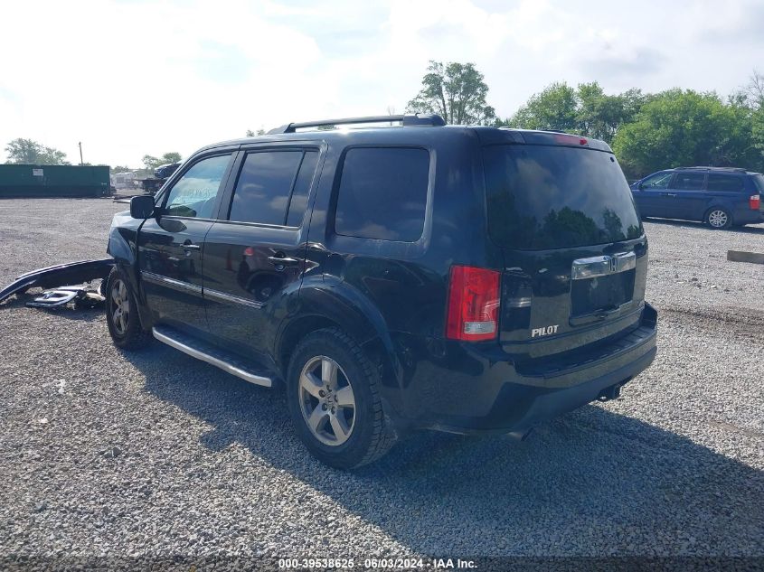 2011 Honda Pilot Ex-L VIN: 5FNYF4H5XBB052264 Lot: 39538625