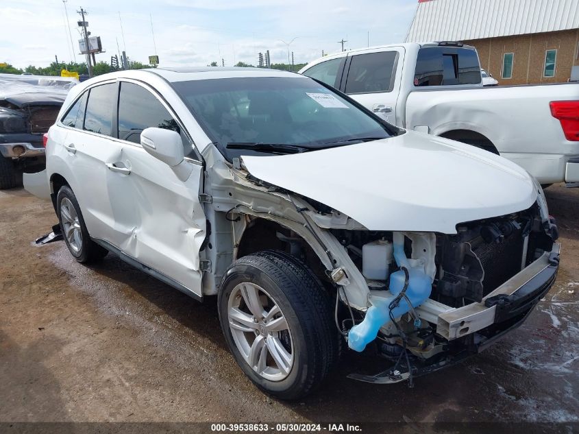 2015 Acura Rdx VIN: 5J8TB4H38FL018896 Lot: 39538633