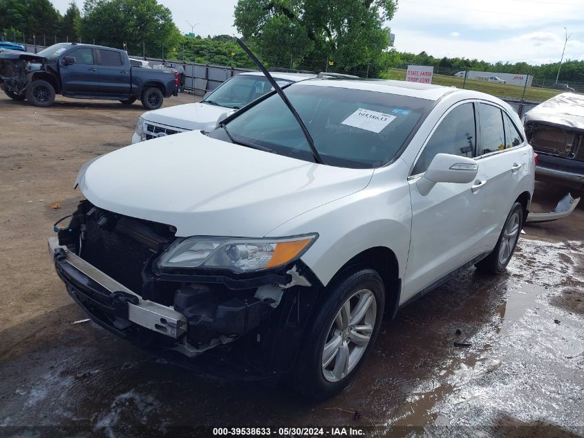 2015 Acura Rdx VIN: 5J8TB4H38FL018896 Lot: 39538633