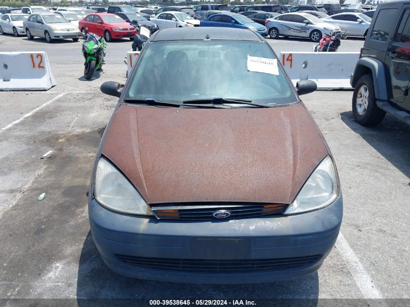 2002 Ford Focus Se VIN: 1FAFP34382W197940 Lot: 39538645